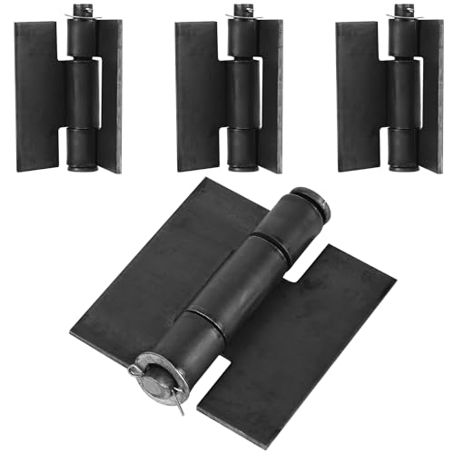 Inchoco Heavy Duty Weld On Butterfly Hinges 4.4 x 4 inches - Variation 4, 4 pcs