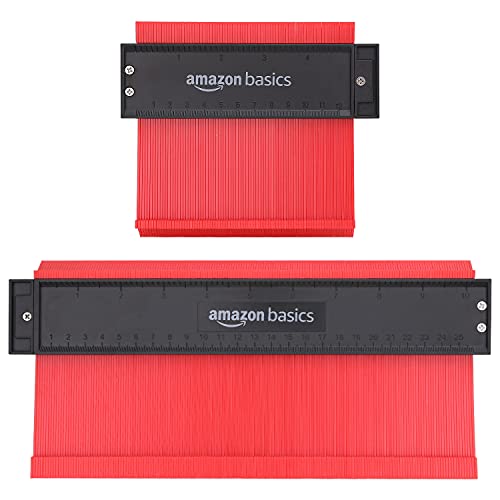 Amazon Basics Contour Gauge Set - 5in & 10in Profile Duplicator for Woodworking