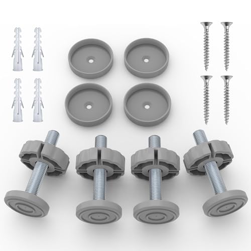 4Pcs Baby Gate Threaded Spindle Rod M10 (10mm), Replacement Bolt Part for Baby, Dog Pressure Mounted Safety Gates 2.75"(7cm) Long