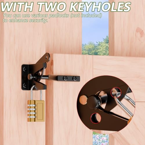 Self-Locking Gate Latch Heavy Duty Automatic Gravity Lever – HTHOOOOOME, Normal