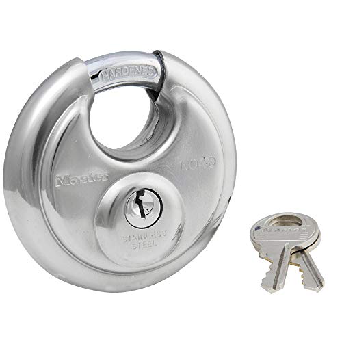 Master Lock Stainless Steel Discus Padlock - 2-3/4 inch, Keyed, 1 Pack