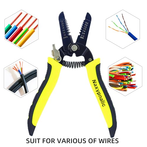 Wire Stripper Tool 10-22 AWG, Micro Wire Strippers, Insulated Wire Pliers, Multifunctional Wire Stripping Tool, Wire Stripers