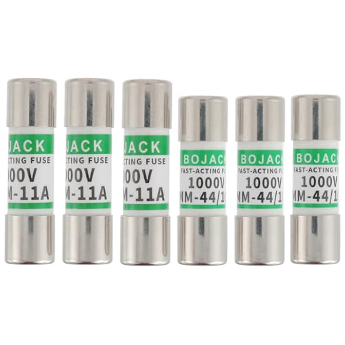 BOJACK Multimeter Fuses DMM-11A & DMM-44/100 Pack of 6 Replacement Fast Blown Fuses