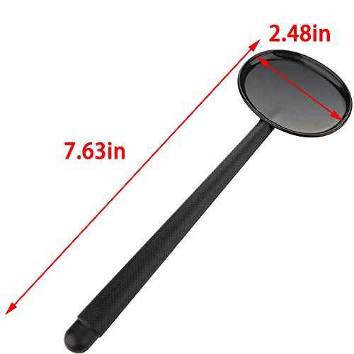 4 Pack Black Handheld Eye Occluder Plastic Vision Optics Optometry Instrument for Eye Chart Exam