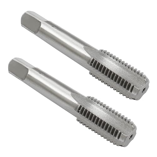 2 Pcs Metric Machine Tap M16 x 2mm, HSS Machine Right Hand Thread Tap for Machinist Repair DIY