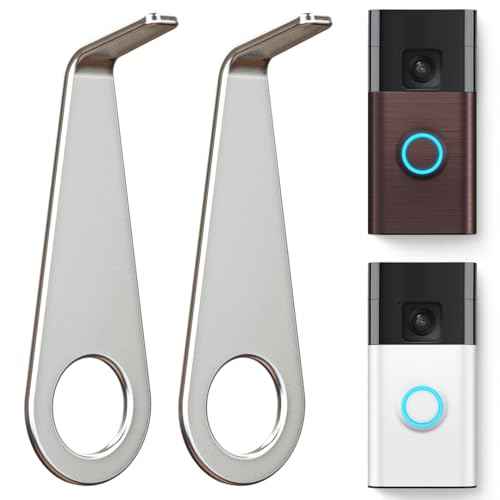 Video Doorbell Key Replacement Tool, Secure Removal Key Tool Compatible with All-New R/ing Battery Doorbell (2024), Ring Doorbell Camera Opening Key Tool (2 Pack)