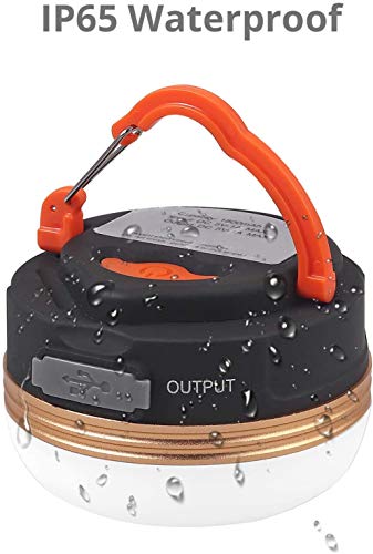 Censinda Rechargeable LED Camping Lantern - Portable Tent Light with Magnet Base, 3 Light Modes, 1800mAh Battery, 300LM - Variation 1