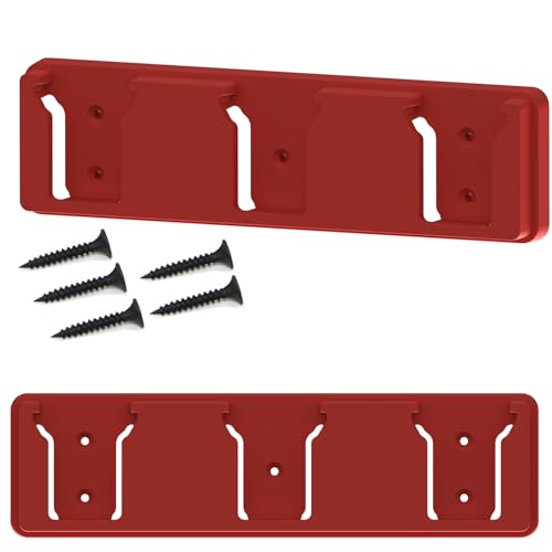 Battery Holder for Milwaukee 18 18V Battery, Mount 3 Slot Bulk Garage Tool, Holder for Milwaukee for Work Van, Shelf, Toolbox