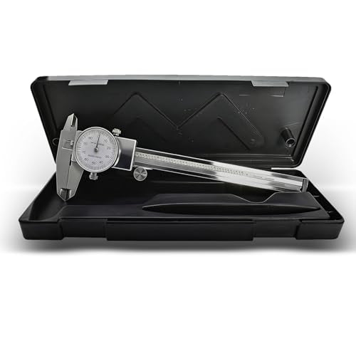 findmall 6" Dial Caliper 0.001 Measuring Tool 4-Way Measurement