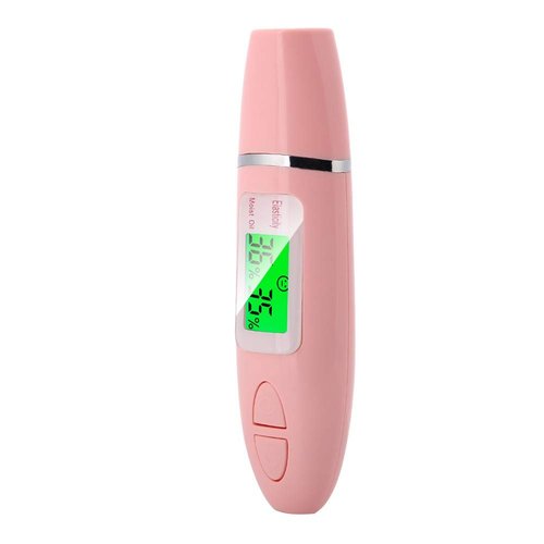 Facial Moisture Tester, Skin Hydration Tester Digital Skin Analyzer Hydration Monitor Water Oil Sensor Detector LCD Display Meter Face Care Device for Traveling Home Beauty Salon Gift Girls Women
