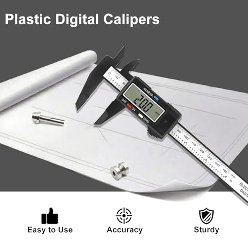 Sangabery Digital Caliper 0-6 Inch S-0916 with Large LCD Screen & Precise Measurement
