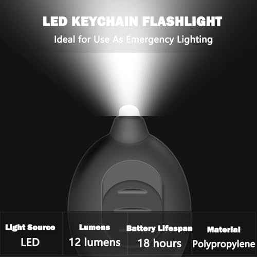 Mini LED Keychain Flashlights & Permanent Marker Pens, Badge Lights for Nurses 12 Lumen Battery Powered, Badge Reel Pen for Nurses Doctor Office Outdoor Gift (12PCS)
