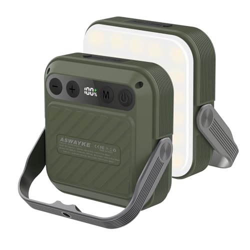 20000mAh Rechargeable LED Camping Lantern - 1600LM, QC3.0 22.5W, 4 - Color Switch, IPX5 Waterproof - Perfect for Camping, Hiking & Emergency Situations(Green)