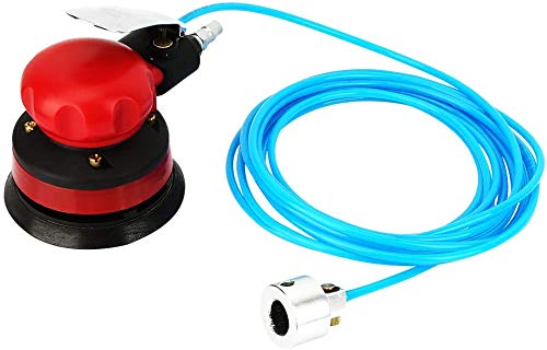 Reminnbor 5-Inch Wet Orbital Air Palm Sander Pneumatic Handheld Grinder Kit