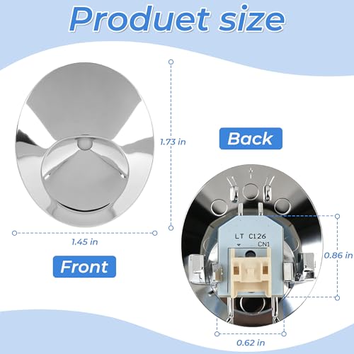 LIYUKUANG WR55X11132/WR55X25754 LED Light Assembly for GE Refrigerators 2-Pack