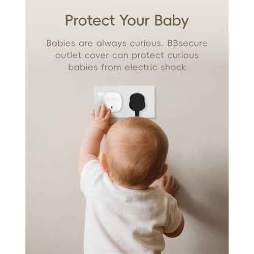 Outlet Covers Baby Proofing, 40 Pack Plug Covers for Electrical Outlets, Outlet Plug Covers to Prevent Power Shock Safety, for US 3-Prong, Plug Protectors for Home, Office, White