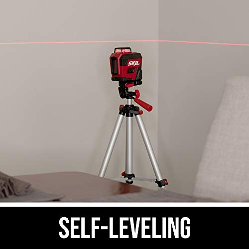 SKIL 65ft. 360° Red Self-Leveling Cross Line Laser Level with