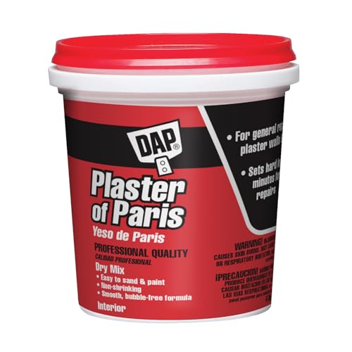 DAP Plaster of Paris 4 lb Tub - Interior Wall & Ceiling Repair, Craft & Sculpting