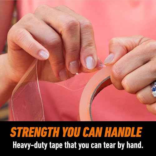 Gorilla Crystal Clear Tape, 1.88¡± x 18 yd (Pack of 1) - Weather Resistant for Indoor or Outdoor Projects and Repairs