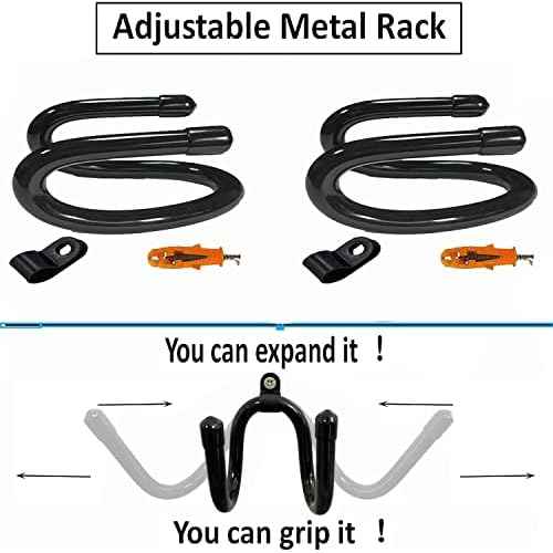 2 Pack Universal Over The Seat Hard Hat Rack, Wall Mount Hard Hat Holder Hanger Hook - Strong & Flexible for Variety of Hard Hat - Simple to install. Your hard hat is always right within arms reach.