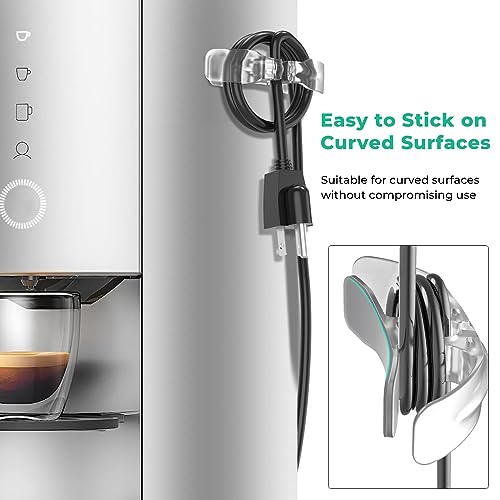 Upgraded Cord Organizer 5Pcs for Kitchen Appliances | Cord Holder & Wrapper for Air Fryer, Coffee Maker, Blender, Toaster