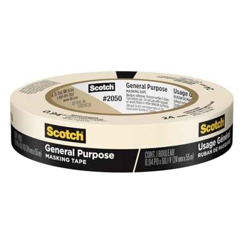 Scotch Greener Masking Tape, 0.94 in x 60 Yard, 2050, 1 roll