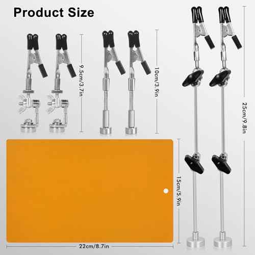 NOEVSBIG Helping Hands Soldering Station, 6 Flexible Arms & Heavy-Duty Base Magnetic Helping Hands Soldering, Third Hand Soldering Tool PCB Holder Helping Hands for Soldering Crafts Jewelry Hobby