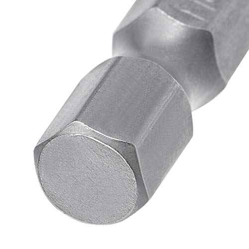 uxcell 5 Pcs T5 Magnetic Torx Screwdriver Bits, 1/4 Inch Hex Shank 2-inch Length S2 Screw Driver Kit Tools