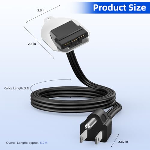 6 FT EZ Connect Power Cord for InSinkErator EZ Connect, Black — 6 Ft Power Cord (SZSDMY)