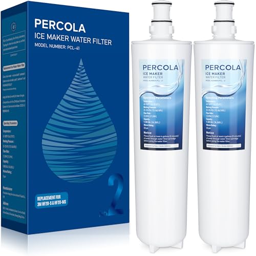 PERCOLA HF20-S/HF20-MS/HF25-S Water Filter Cartridge 2-Pack, 0.5µm, Scale Inhibitor