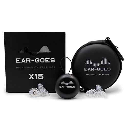 X15 High Fidelity Earplugs ? Reusable Hearing Protection with Two Sizes ? Concerts, Festivals, Musicians, Motorcycles, and Travel ? 15 dB Noise Reduction ? Clear & Comfortable