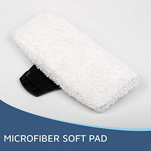Flammi 6-Pack Replacement Pads for Bissell 1252 PowerFresh Vac & Steam / Symphony Mop (3 soft microfiber + 3 scrub pads)