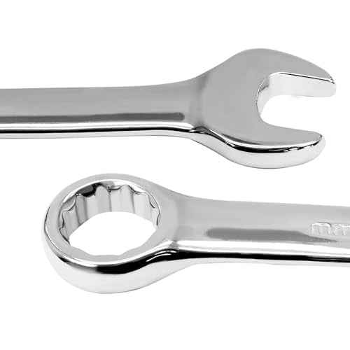 19mm Metric Wrench Industrial Combination Wrench with 12-Point Design Chrome Vanadium Steel Gear Spanner