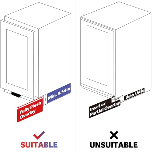RVPEKUPE White 4-Inch Under Cabinet Toe Foot Pull - Hands-Free Cabinet Handle