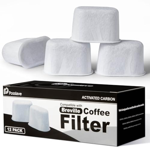 Possiave 12-Pack Water Filters Compatible with Breville Espresso & Coffee Machines