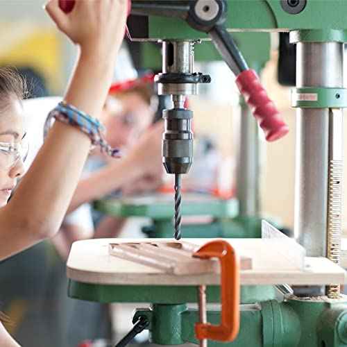 HARFINGTON 10pcs Extra Long Drill Bits, 3mm HSS Drill Bit with High Speed Steel Straight Shank 120mm Length for Metal Woodwork Plastic Aluminum Alloy