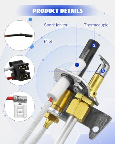 Water Heater Pilot Assembly Replacement for Whirlpool & AO Smith