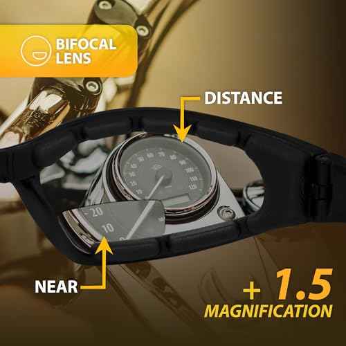 Global Vision Eyewear Hercules Anti-fog Safety Glasses with EVA Foam 2 Pairs 1.5 Bifocal (1 Clear, 1 Smoke)