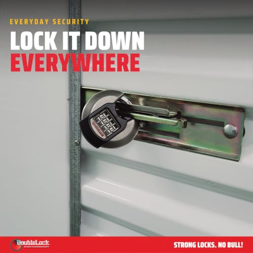 DoubleLock Combination Crab Discus Padlock Resettable Keyless Security