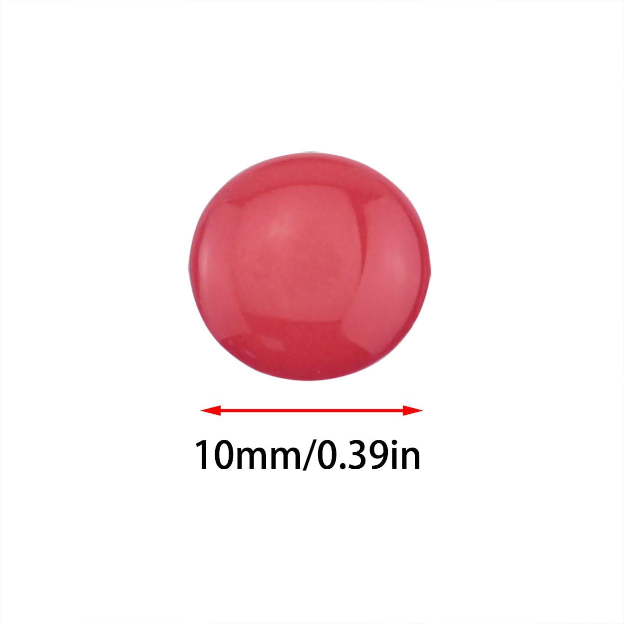 Ruiwaer 20pcs Hot and Cold Water Stickers 10pcs Red, 10pcs Blue Crystal Drip Label Bathroom Kitchen Faucet Transfer Stickers