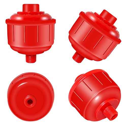 4PCS Disposable Air Water Filters, Mini Disposable Spray Gun Filter, Only Standard 1/4 Inch Threads, for Most Spray Guns and Air Tools