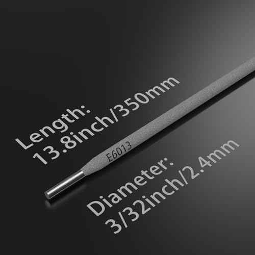 E6013 Welding Rod 3/32" 4.4LB Carbon Steel Stick Electrodes ? Easy Arc Start Welder Rods for Beginners and Pros ? Smooth Beads, Strong Performance for Welding Jobs
