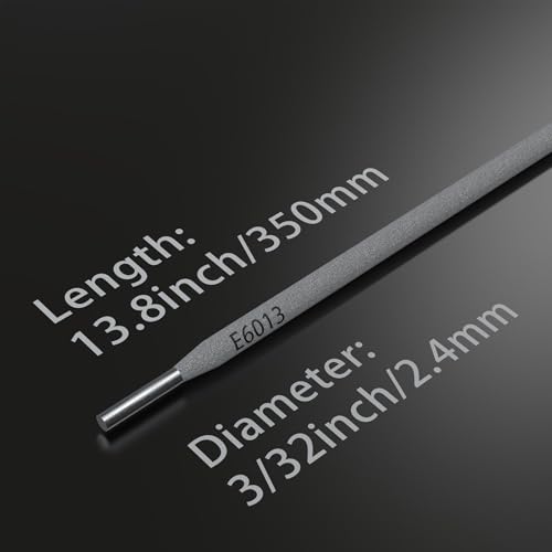 E6013 Welding Rod 3/32" 4.4LB Carbon Steel Stick Electrodes ? Easy Arc Start Welder Rods for Beginners and Pros ? Smooth Beads, Strong Performance for Welding Jobs