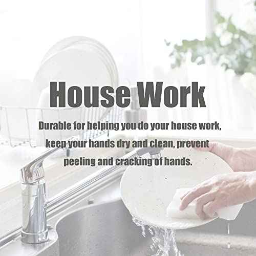 Chemical Resistant Rubber Gloves£¬M-L Size Waterproof Industrial Work Glove, Black Color Size