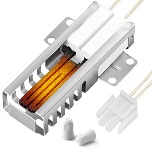 Cenipar WB13K21 Flat Oven Igniter with Connector Plug for GE Hotpoint Kenmore Gas Ranges 5303935066