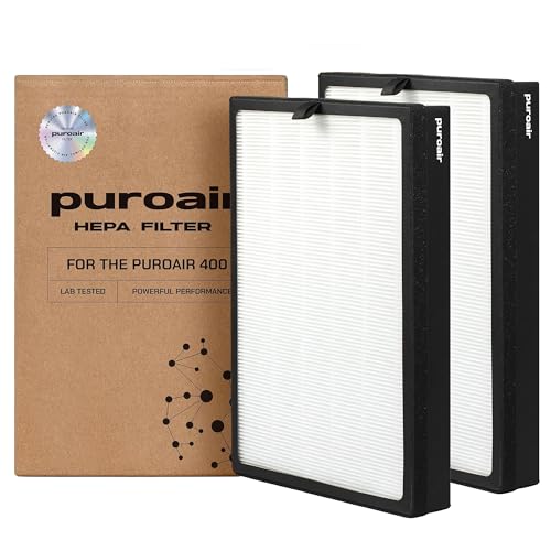 PuroAir Genuine 400 Replacement Filter 2 Pack | True HEPA with CarbonTech