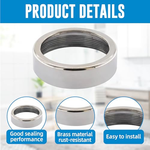 Ahenbal Replacement Bonnet Nut for Delta R10000 Shower Valves - Brass, Leak-Proof Seal