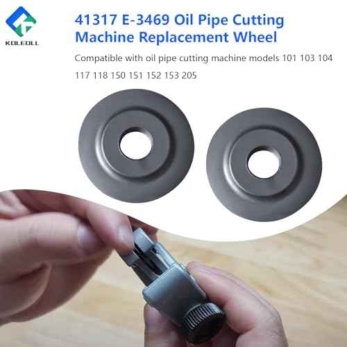 41317 E-3469 Tubing Cutter Replacement Wheel Compatible with RIDGID Tubing Cutter Models 101 103 104 117 118 150 151 152 153 205 Copper Pipe Cutter (2 Pack)