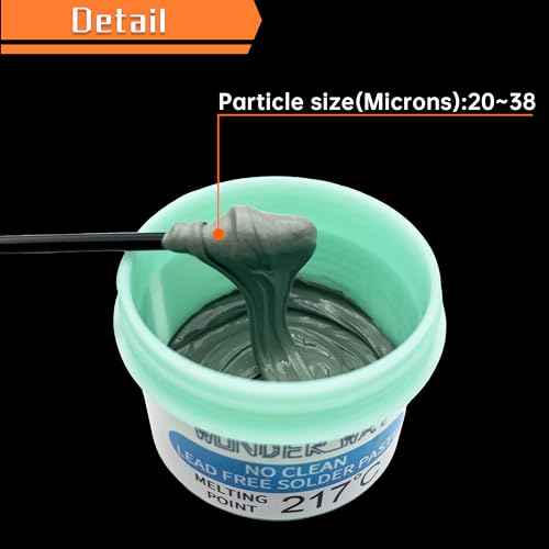 Wonderway Sn99/Ag0.3/Cu0.7 T4 Lead Free Solder Paste 217¡É Melting Point No-Clean(100g)