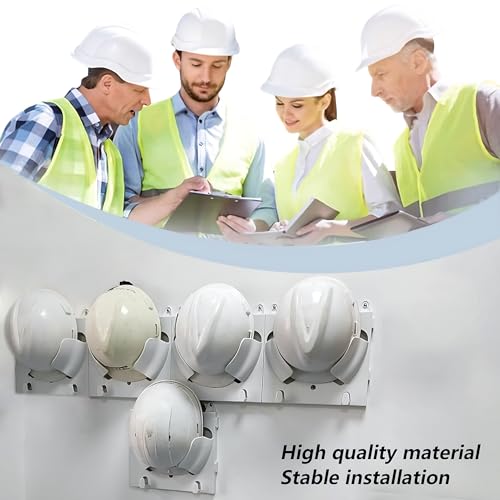 Hard Hat Rack 3 Pcs, Hard Hat Storage Rack Hard Hat Helmet Holder,Hard Hat Placement Hanging Rack for Workshop Office Living, Hard Hat Rack Display Rack (Hook style)